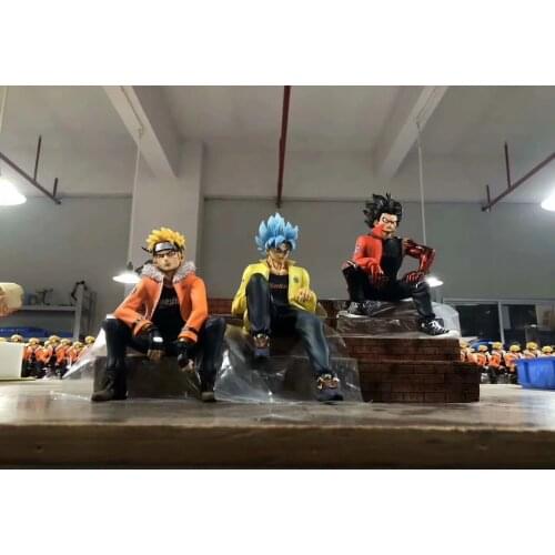 Classic Anime Dragon Ball ONE PIECE Naruto Monkey King Whirlpool Monkey Luffy Doll Childrens Gift Novelty Toy Model Decoration