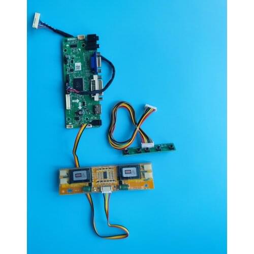Kit for HSD190ME13-A13/A17/A16/A12/A10/A02 30pin Screen Controller board Driver LVDS 4 lamps 19" DVI VGA DIY M.NT68676 1280X1024