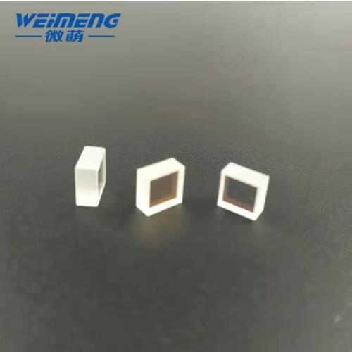 Weimeng KTP laser lens optical glass 6*6*5mm square shape for Tattoo removal laser beauty machine lens