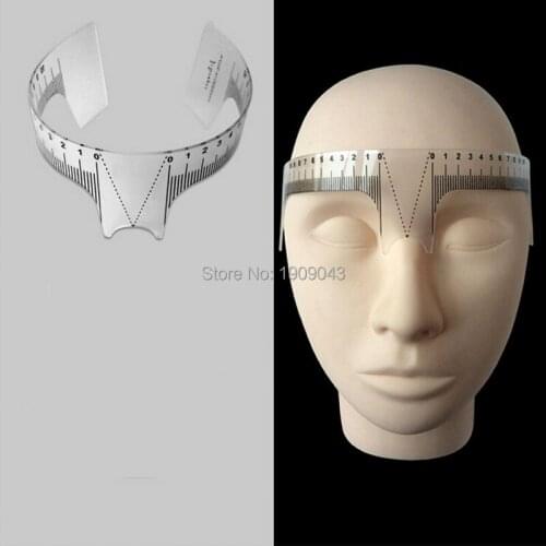 50pcs/lot Eyebrow ruler tool measures microblading permanent make up tool to measure perfect brow