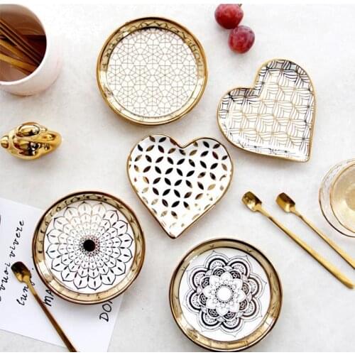 Small Ceramic Tableware Home Dining Dish Pasta Dishes Dessert Plates Photo Props