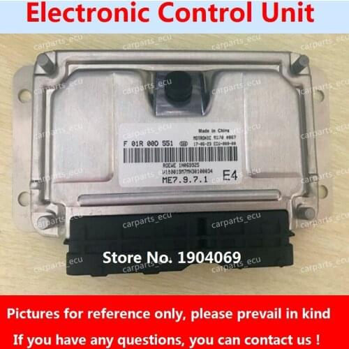 Engine Computer Board F01R00D551 F01RB0D551 AN10026914 M7.9.7 ECU Electronic Control Unit F01R00D702 F01RB0D702 For Roewe Car