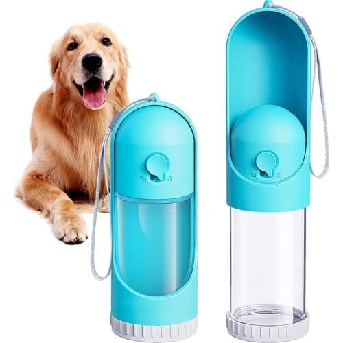 Portable Dog Water Bottle For Walking - Leakproof Retractable Puppy Water Dispenser, Pet Water Bottle For Outdoor