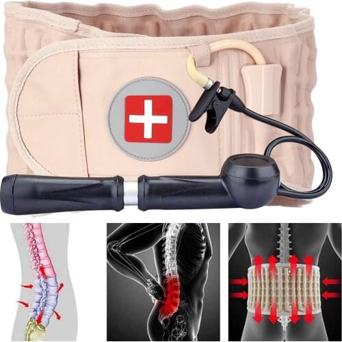 Lumbar Decompression Belt Back Decompression Waist Belt Back Massager Back Pain Relief Lumbar Inflatable Waist Support Brace