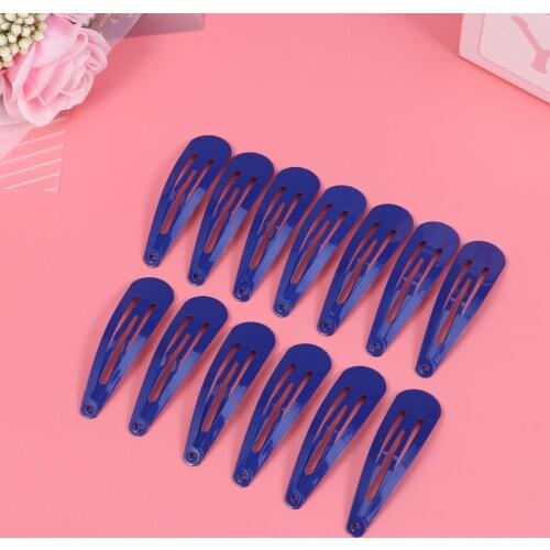 50pcs Simple Metal Hair Clip Hair Pin Hair Styling Tool Bobby Pin Barrette Sets for Kids Children (Royal Blue)