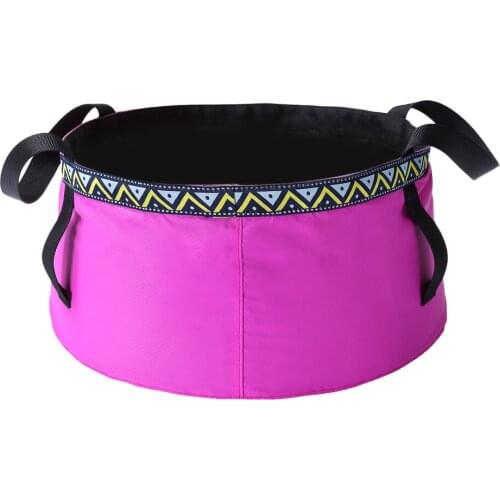 12L Collapsible Wash Basin Camping BBQ Folding Water Pot Bag Footbath Bucket