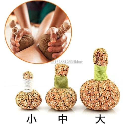 Thai SPA Health Ball Ai Wo wormwood warm moxibustion fragrant roll body massage ball health therapy package hot compress pack