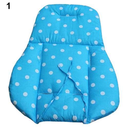 Thick Colorful Baby Infant Stroller Seat Pushchair Cushion Cotton Mat White Dot