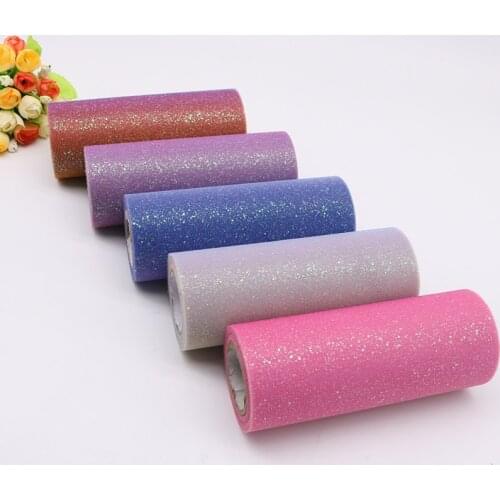 TUTU Gradient Rainbow Color Tulle Roll Wedding Party Decoration Handmade Gauze Decoration Baby Shower DIY Table Skirt Decoration