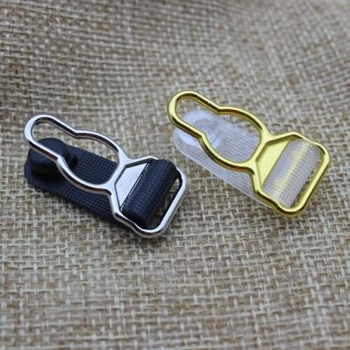 1.2cm Garter clip Garment clip Clothing accessories Sewing Supplies Metal+ PP suspender clip 30 pcs/lot