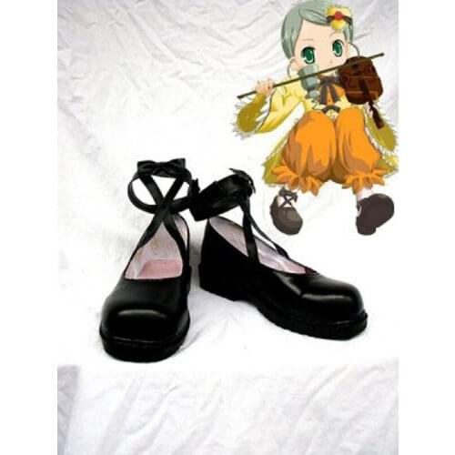 Rozen Maiden Cosplay Kanaria Black Cosplay Boots Shoes Anime Party Cosplay Boots Custom Made Women Shoes