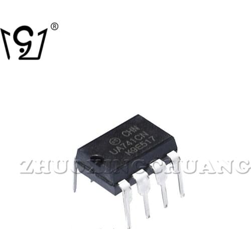 10PCS UA741CN UA741CP UA741 LM741 741 DIP-8 new and original IC