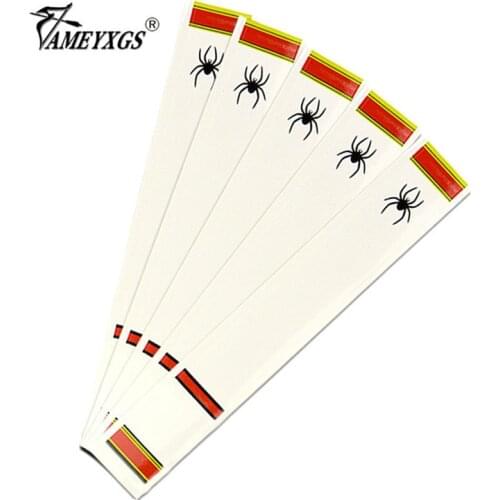 24pcs Archery Arrow Wraps Paper Arrow Shaft DIY Sticker Fit 7-8mm Diameter Arrows Shaft Shooting Practice Hunting Accessories