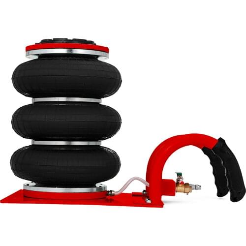 3 Ton Triple Bag Air Pneumatic Jack 6600 lbs 18" High Lift Compressed Air