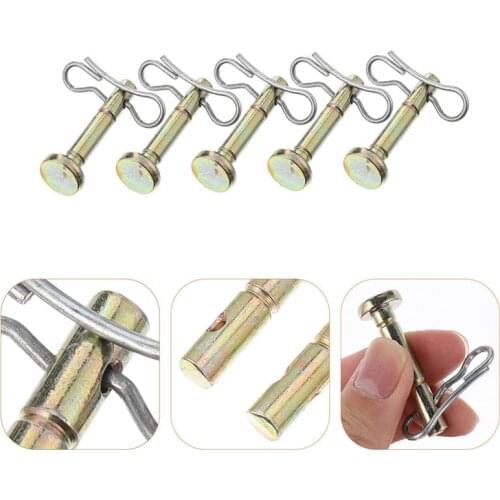 5 Sets Shear and Cotter Pin Wear Resistant Replacement Shear Pin Snowblower Supply