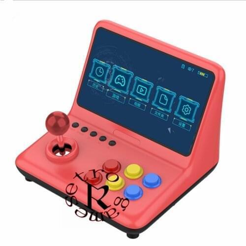 POWKIDDY A12 9 inch joystick arcade A7 architecture quad-core CPU simulator video game console new game childrens gift