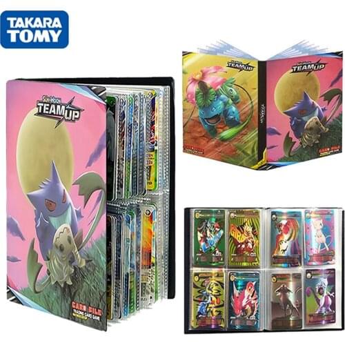 240pcs Pokemon Cards Album Book Display Livre Pokémon Playing Game Holder Binder EX GX VMAX Card Collection Folder Kids Toy Gift