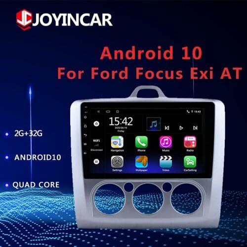 9 inch Android 10/9.1 Car Radio Multimedia Video Player For ford focus EXI MT 2 3 Mk2 2004 2005 2006 2007 -2011 2Din GPS Carplay