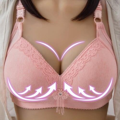 Large Size Bralette Thin Wire Free Seamless Sexy Lace Bras Women Comfort Underwear Push Up Lingerie Ladies Intimates Bra