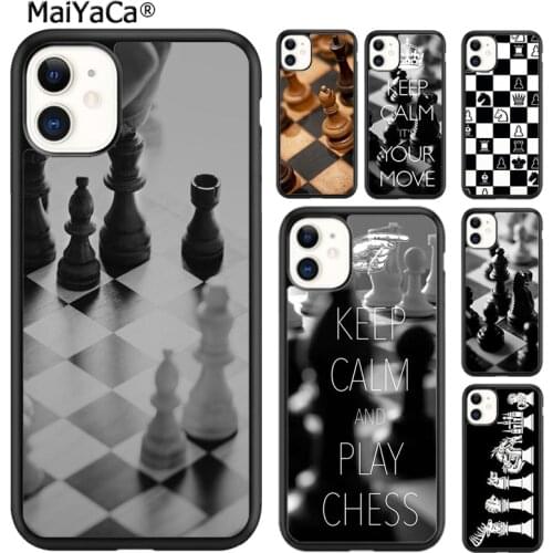 MaiYaCa Chess Board Pieces Phone Case Cover For iPhone 5s SE 6s 7 8 plus X XR XS 11 12 pro max Samsung Galaxy S8 S9 S10 shell