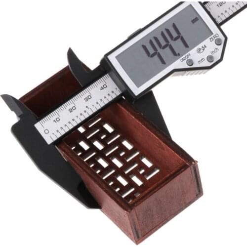 Digital Caliper Waterproof IP54 Large LCD Screen Carbon Fiber Vernier 0-150mm 6\"