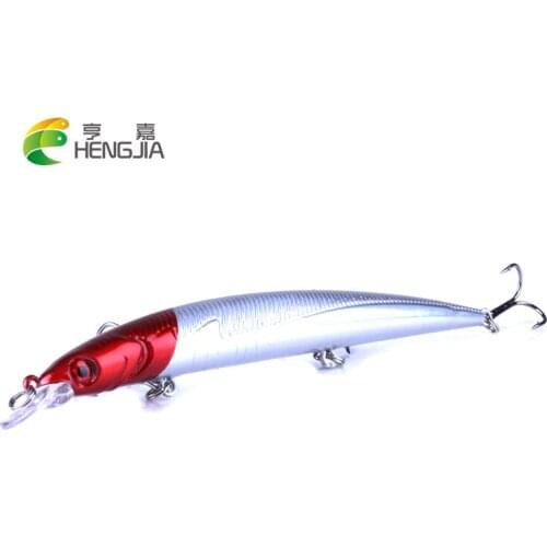 HENGJIA 1PC minnow fishing lures hard baits artificial wobblers crankbaits swimbaits pesca fishing tackles