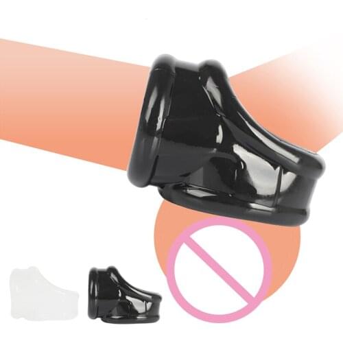 Penis Rings Chastity Cage Silicone Delay Ejaculation Scrotum Stretcher Cock Rings Adult Game For Couples Sex Toys For Men Women