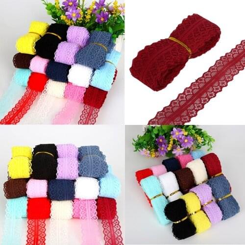 28mm Beautiful Lace Ribbon Fabric Trim DIY Garment Accessories Clothing Wedding Christmas Decoration Floral Embroidered Lace
