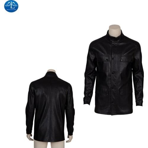 Terminator Dark Destiny T800 Coat Cosplay Arnold Schwarzenegger Costume Faux Leather Christmas Halloween Costume For Adult Man