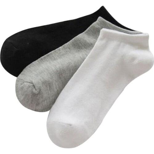 5 Pairs Spring Summer Womens Cotton Ankle Socks Business Casual Solid Color Short Boat Socks Female Girl Sock Slippers Meias Sox