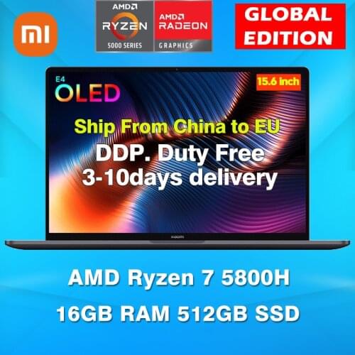 Xiaomi Mi Notebook Pro 15 2021 Ryzen Edition AMD Ryzen 7 5800H OLED Display 15.6 Inch Laptops 16GB RAM 512GB SSD Computer