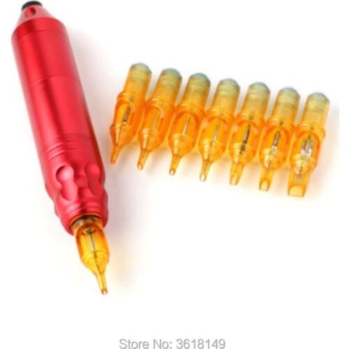 10pcs Disposable Tattoo Cartridge Needles 5RS/7RS/9RS/11RS/13RS/15RS for Pen Machine Semi Permanent Makeup Tattoo Gun Supplies