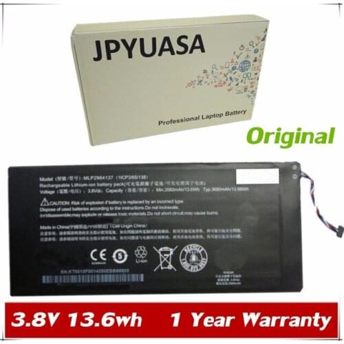 7XINbox 3.8V 13.6wh 3580mAh Original MLP2964137 Battery For Acer A1402 Iconia One 7 B1-730 B1-730HD 16GB Wi-Fi 3165142P A1402
