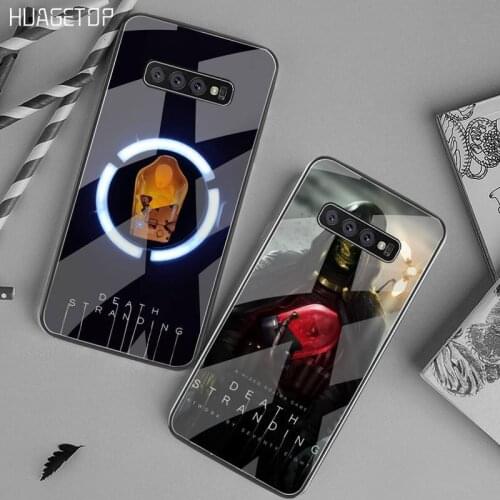 HUAGETOP Death Stranding poster Silicone Black Phone Case Tempered Glass For Samsung S20 Plus S7 S8 S9 S10 Plus Note 8 9 10 Plus