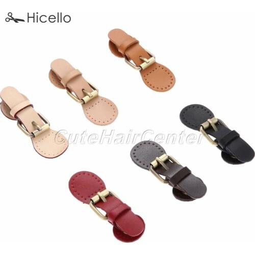 Leather Bag Buckles Alloy Mortise lock Fasteners Snap Sewing DIY Craft Handbag Costume Garment Accents Colorful Replace Hicello