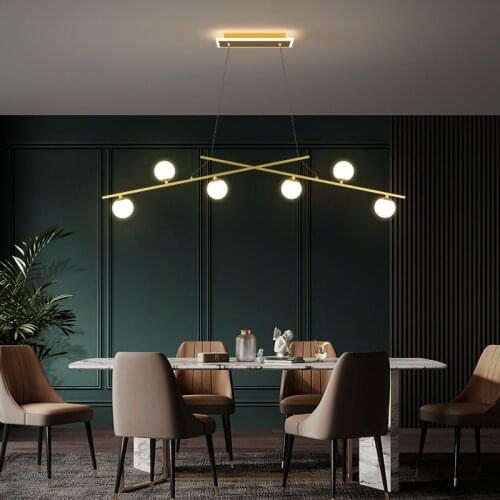 Modern Lights Dining Room Island Chandelier Nordic Kitchen Living Room Restaurant Decorative Lighting bar LED hanging lamp