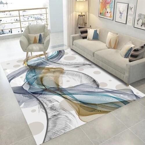 Nordic modern light luxury thick carpet living room carpet children bedroom floor mats bedside windows home decoration carpets c