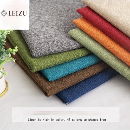 Imitation Linen Coated Fabric Used For Sewing Sofa Pillow Cushion 100% Polyester TJ3886