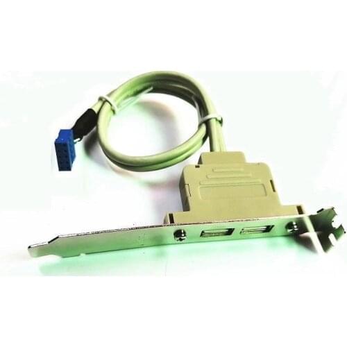 USB 2.0 Motherboard PCI Bit Desktop Computer Case Rear Panel Expansion Bracket