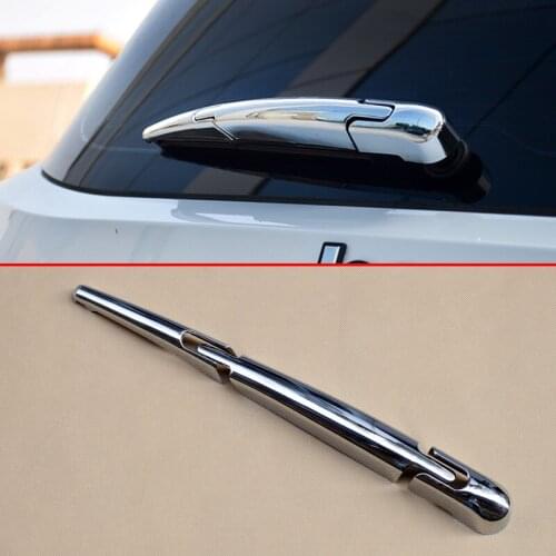 Bright Chrome Window Rear Wiper Cover Trims Kits Molding For Jeep Renegade (BU) 2015 2016 2017 2018 ABS Windshield Accessories
