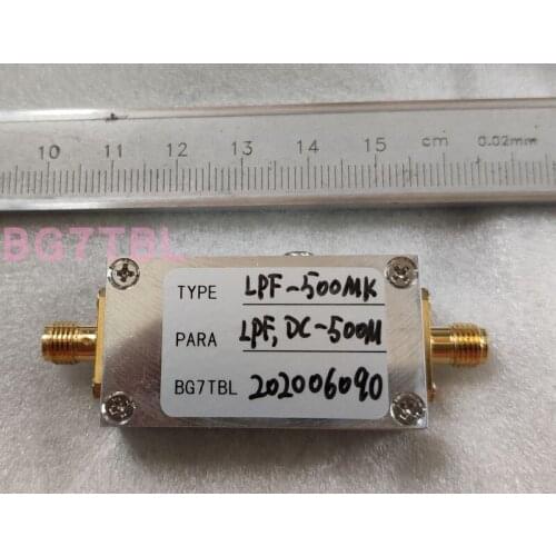 0.1M, 1M, 2m, 5m, 10m, 30m, 40m, 100m, 500m, 1G low pass filter /LPF/SMA port
