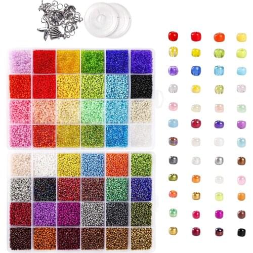 1Box Round Seed Beads Spacer Letter Bead for DIY Bracelets Bangles Jewelry Making Handmade Earring Finding Beading