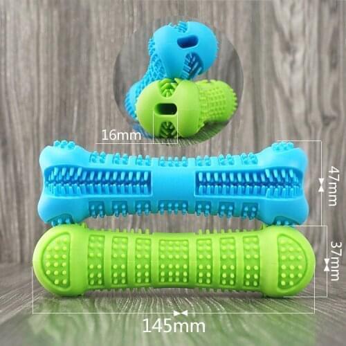 2pcs 2019 Original Factory EU US Patent Dog Chew Toys Pet Molar Tooth Cleaner Brushing Stick Dog Toothbrush Doggy Puppy Care
