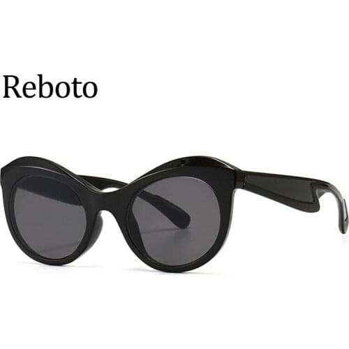 2021 Black Sunglasses Women 2020 Luxury Brand Trendy Cat Eye Vintage Sunglasses Shades New Luxury High Quality Glasses
