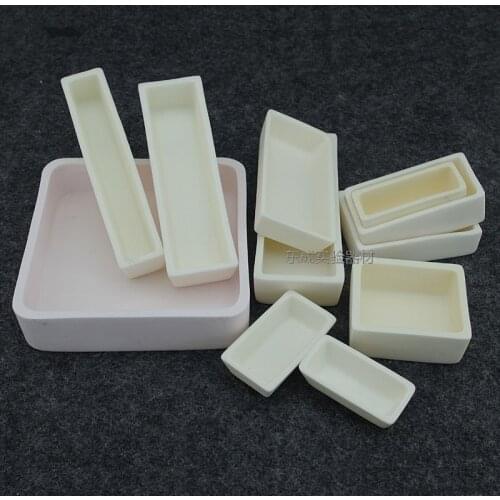 99% alumina Corundum crucible Square crucible High temperature resistance