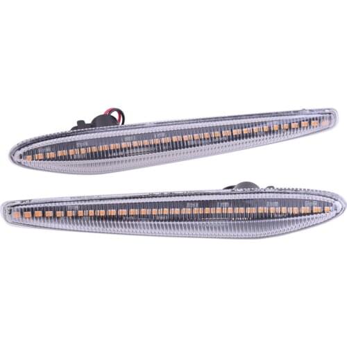 2Pcs 12V Car LED Static Side Marker Light Indicator 60691106 60691105 Fit for Alfa Romeo 159 Brera Spider 2006-2009 2010 2011