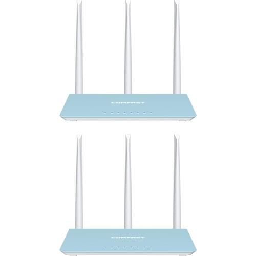 Wireless Router 2.4+5.8GHz WiFi Amplifier Dual Band Signal Range Extender with 3 External Antennas Networking Accessories