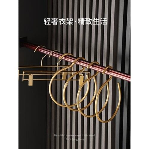 5pcs/lot Aluminum Alloy Big S-shape Hangers Multifunction Metal Hanger for Scarves Ties Belts Wardrobe Organizer