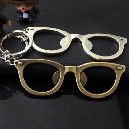 3D glasses keychain key ring bottle opener key chain key holder creative portachiavi llaveros hombre bag charm free shipping