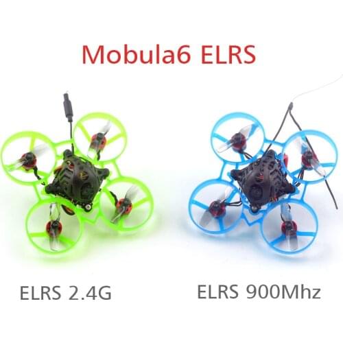 HappyModel Mobula6 ELRS ELRS F4 2G4 2.4G CrazyF4 ELRS 915MHz 868MHz Runcam Nano3 200mW 0702 KV26000 1S 65mm FPV TinyWhoop Drone